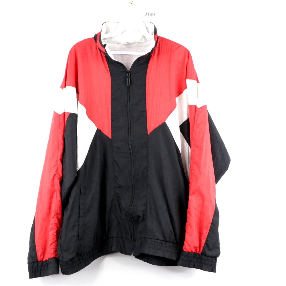 Vintage 90s Streetwear Windbreaker Jacket Red